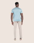 Mercerised Luxury T-shirt Sky