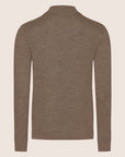 Mock Neck Shirt Taupe