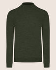 Mock Neck Shirt Army Green