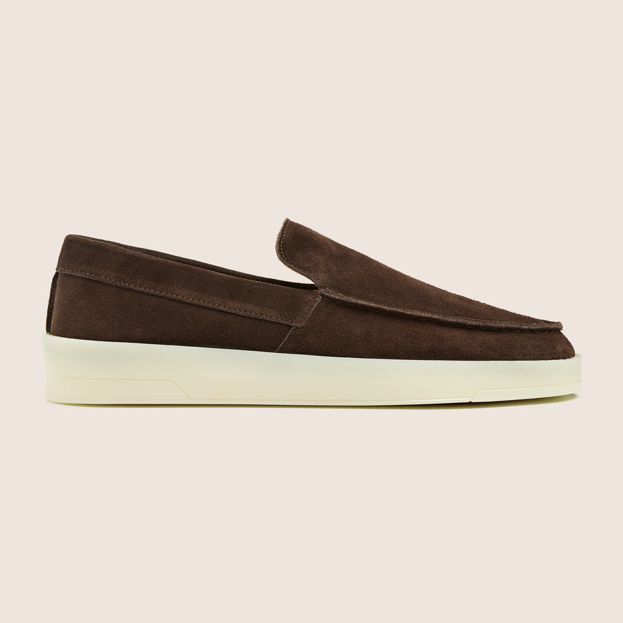 The Loafers Suede Dark Chocolate