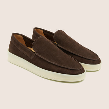 The Loafers Suede Dark Chocolate