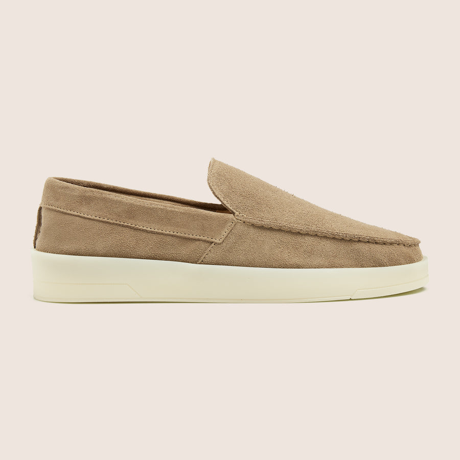 Suède Loafers Zandkleur