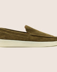 The Loafers Suede Dark Olive