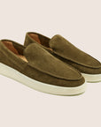 The Loafers Suede Dark Olive