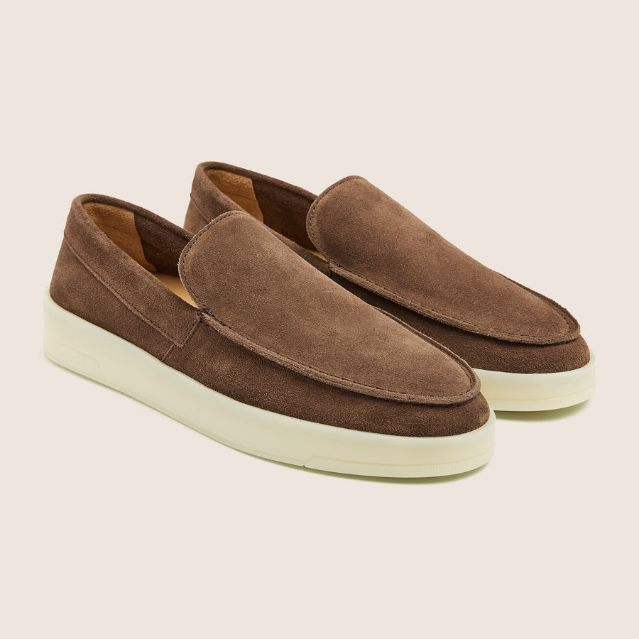 The Loafers Suede Chocolate