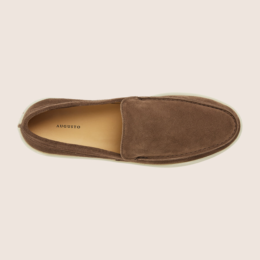 The Loafers Suede Chocolate