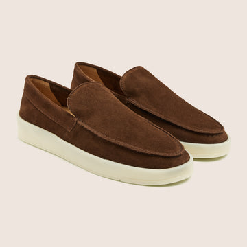 Suède Loafers Notenbruin