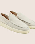 Suède Loafers Zilver