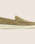 Suède Loafers Olijfgroen