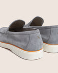 Slip-On Suede Loafers Grey