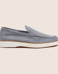 Slip-On Suede Loafers Grey