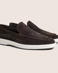 Slip-On Suede Loafers Pure Chocola