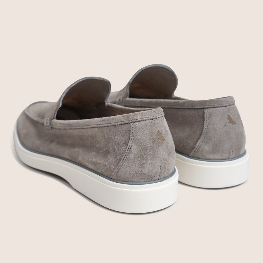 Slip-On Suede Warm Grijs