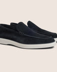 Slip-On Suede Loafers Zwart