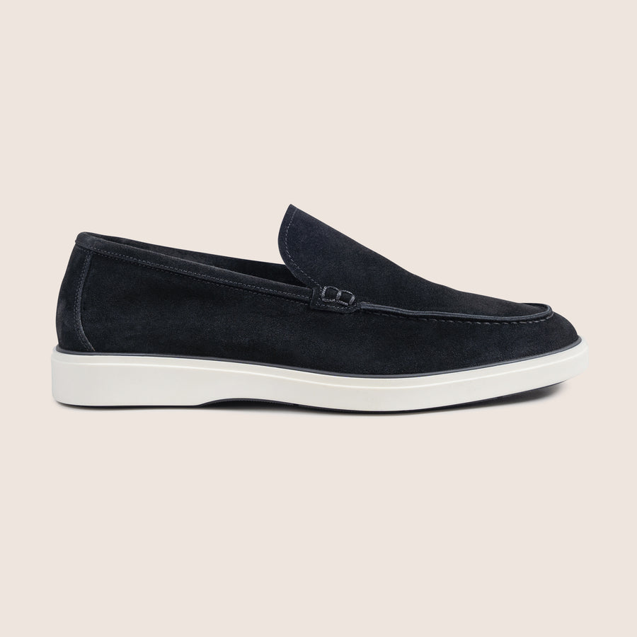 Slip-On Suede Loafers Zwart