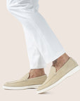 Slip-On Suede Loafers Cappuccino