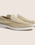 Slip-On Suede Loafers Cappuccino