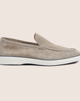 Slip-On Suede Loafers Beigé