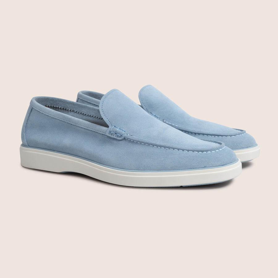 Slip-On Suede Loafers Sky