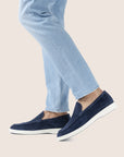 Slip-On Suede Loafers Navy