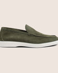 Slip-On Suede Loafers Olijfgroen