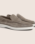 Slip-On Suede Loafers Taupe