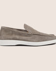 Slip-On Suede Loafers Taupe