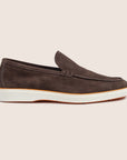 Slip-On Suede Loafers Chocolade Bruin