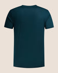 Gemerceriseerd Luxe T-shirt Donker Oceaanblauw