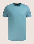 Gemerceriseerd Luxe T-shirt Oceaanblauw