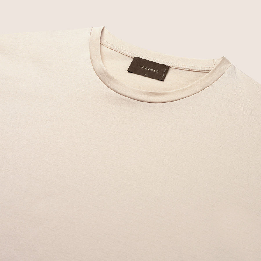 Mercerised Luxury T-shirt Natural