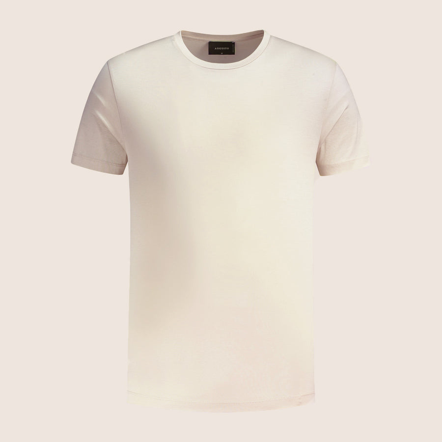 Mercerised Luxury T-shirt Natural