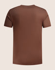 Mercerised Luxury T-shirt Chocolate