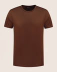 Mercerised Luxury T-shirt Chocolate