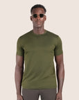 Mercerised Luxury T-shirt Dark Olive