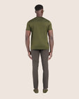 Mercerised Luxury T-shirt Dark Olive