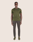 Mercerised Luxury T-shirt Dark Olive