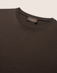 Gemerceriseerd Luxe T-shirt Pure Chocolade