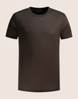 Mercerised Luxury T-shirt Pure Chocolate