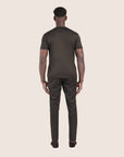 Gemerceriseerd Luxe T-shirt Pure Chocolade