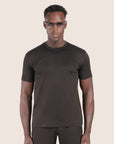 Mercerised Luxury T-shirt Pure Chocolate