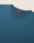 Mercerised Luxury T-shirt Steel Blue