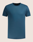 Mercerised Luxury T-shirt Steel Blue