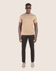 Mercerised Luxury T-shirt Sand