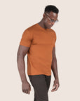 Mercerised Luxury T-shirt Copper