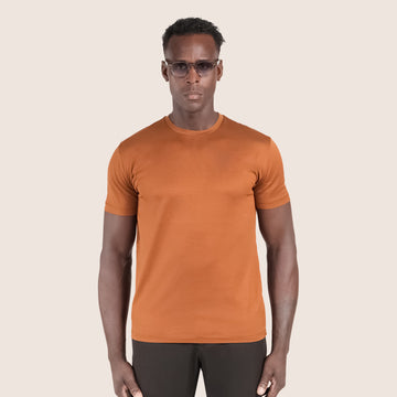 Mercerised Luxury T-shirt Copper