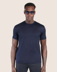 Mercerised Luxury T-shirt Navy