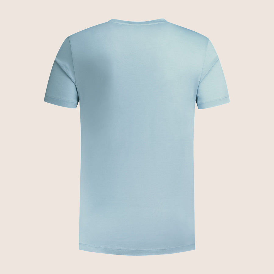 Mercerised Luxury T-shirt Sky