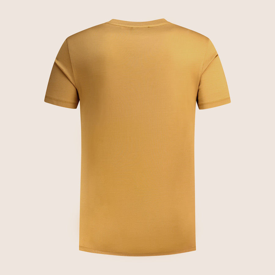 Mercerised Luxury T-shirt Honey