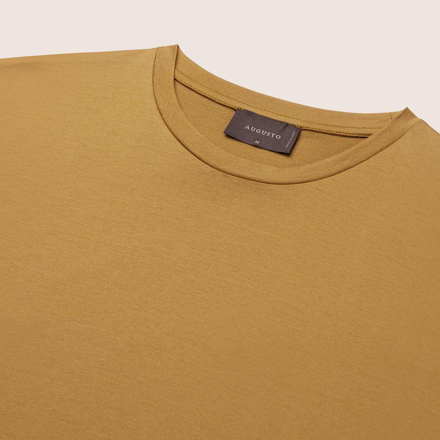 Mercerised Luxury T-shirt Honey